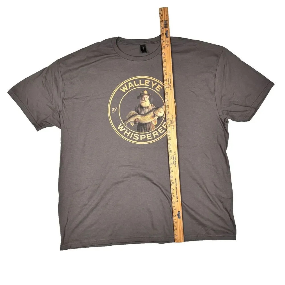 Walleye Fishing T-Shirt for big fish enthusiast -‎ Walleye Whisperer 3XL - NEW
